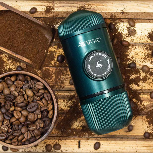 قهوه ساز همراه سبز متالیک 405