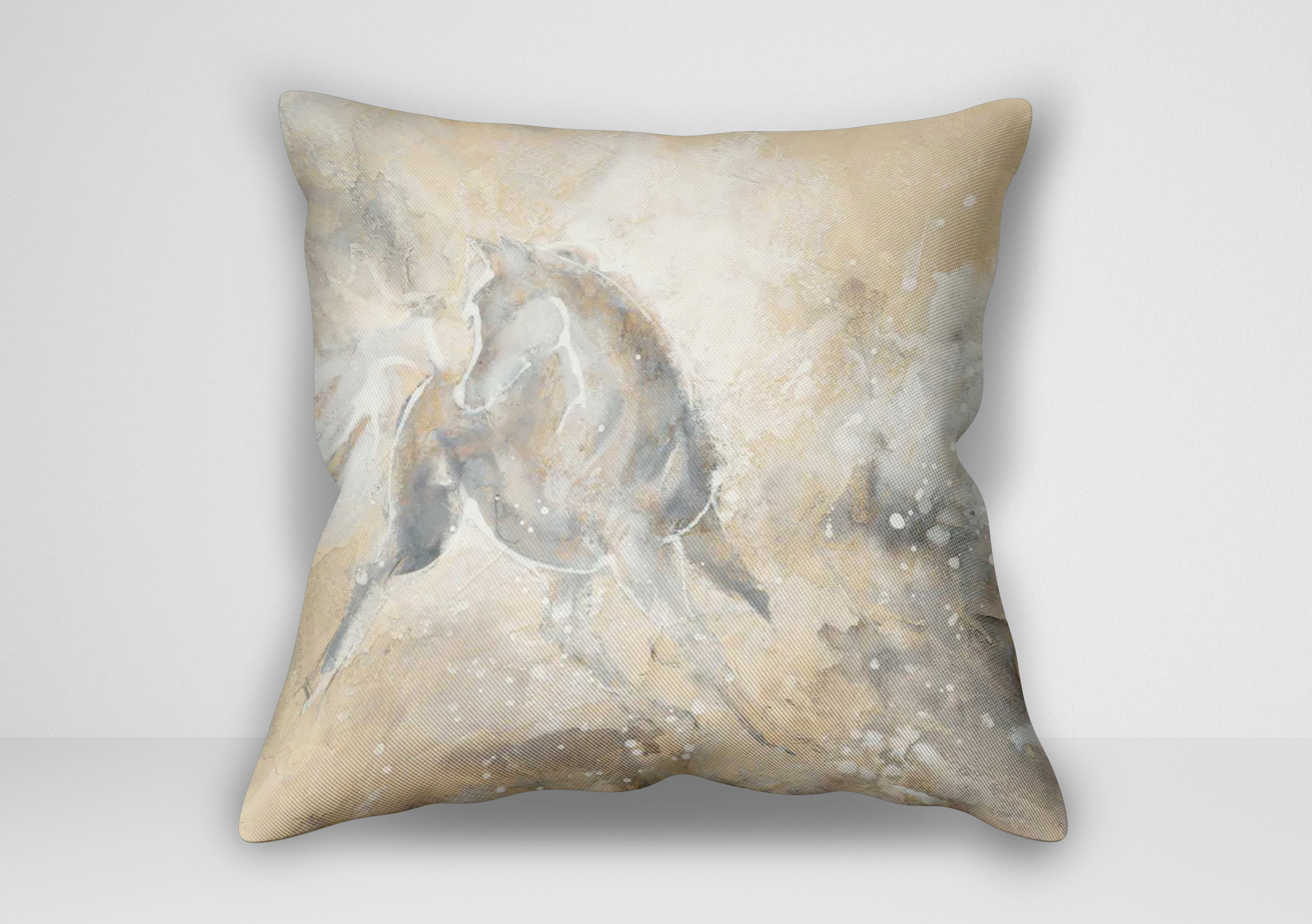 "کوسن اسب خاکستری - اثر کریس پاشکه (نقاشی)