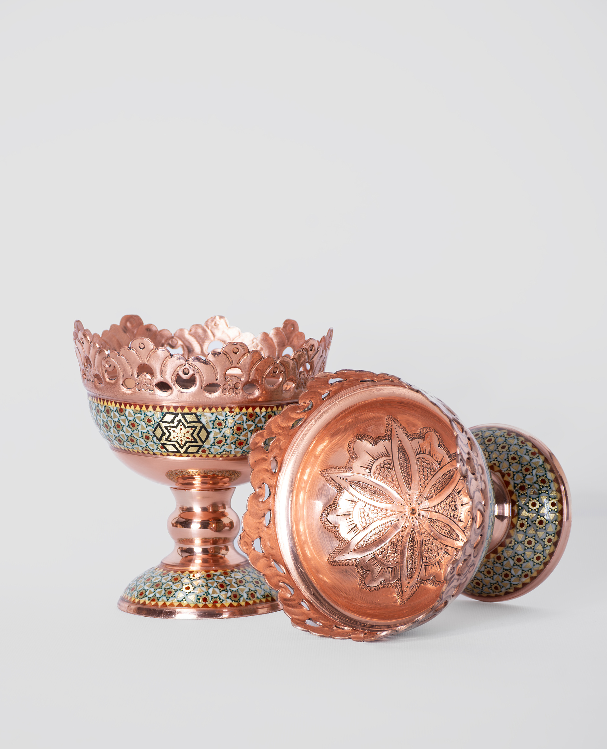 آجیلخوری مس و خاتم - Image 4