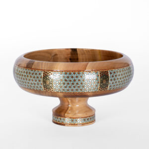 میوه‌خوری چوب و خاتم‌کاری دست‌ساز