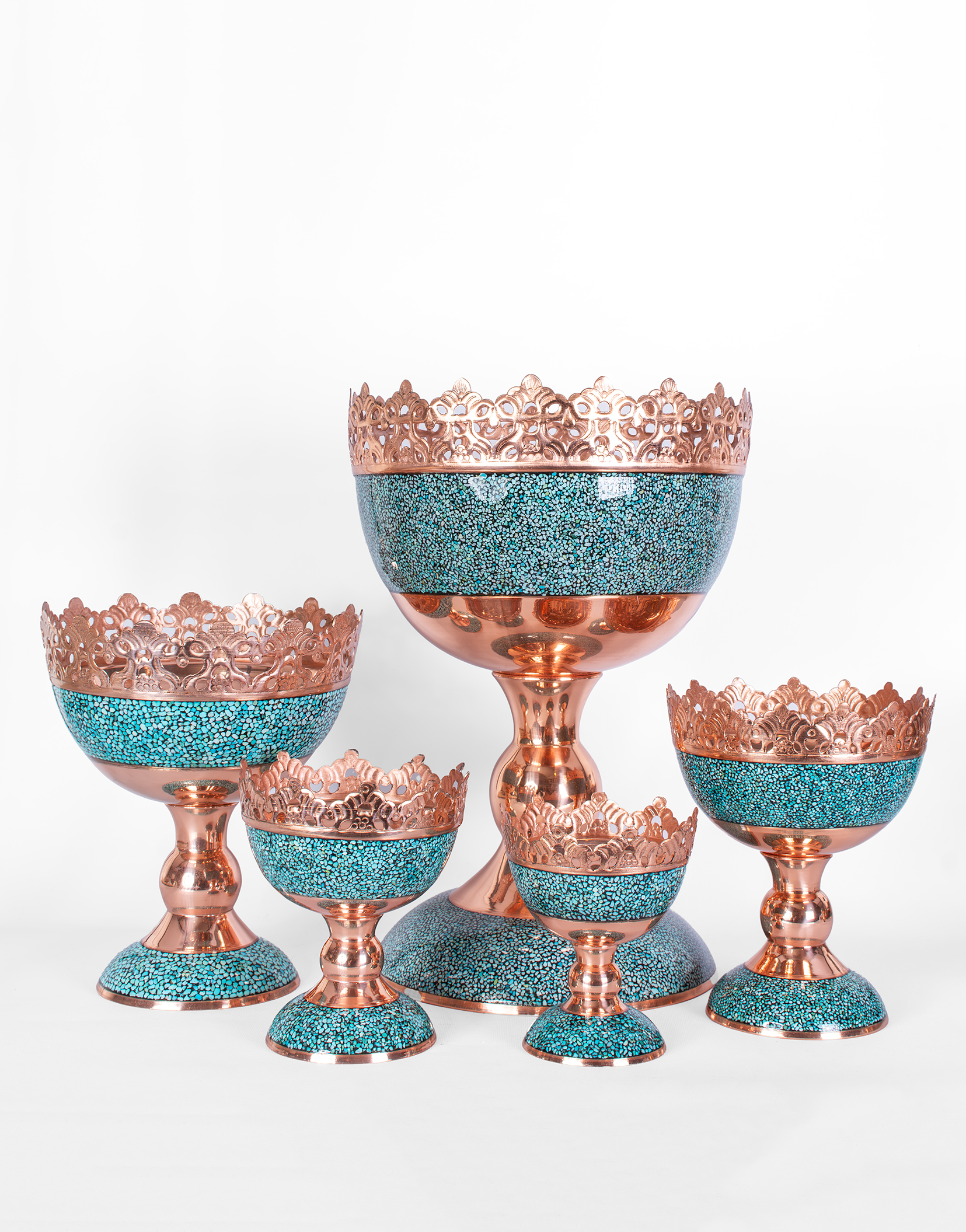 آجیل خوری فیروزهکوب مسی - Image 3