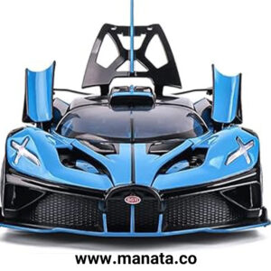 ماشین اسباب بازی بوگاتی دودزا فلزی شارژی | افکت دود، نور و صدا – مدل قدرتی