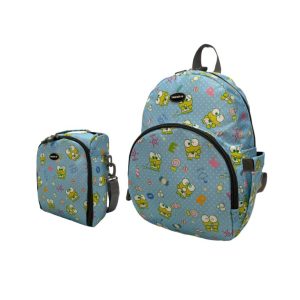 ست کوله مهد و دبستان دیا و کیف ظرف غذا مدل فایر