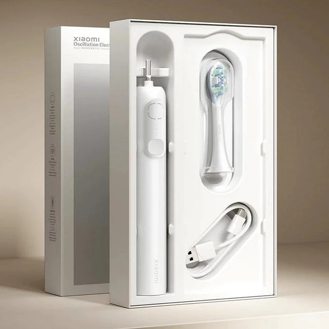 بسته بندی مسواک برقی شیائومی OSCILLATION ELECTRIC TOOTHBRUSH مدلMES609