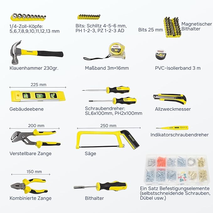 جعبه ابزار 700 پارچه WMC مدل 700PCS - Image 3