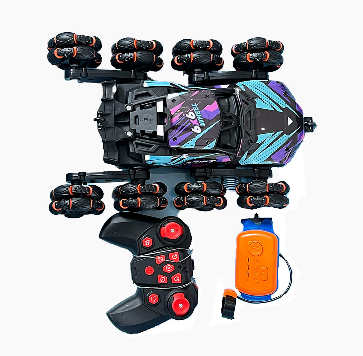 ماشین 8 چرخ کنترل مچی دودزا مدل 2330/1