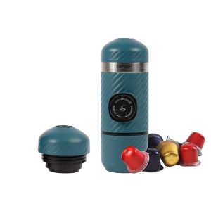 قهوه ساز کپسولی سبز آبی (کپسول کافی دو کاره)