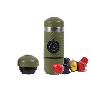 قهوه ساز کپسولی سبز ارتشی(کپسول کافی دو کاره)