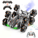 تصویر ماشین کنترلی هشت چرخ اسپری‌دار مدل REVOLVE Stunt با چرخش ۳۶۰ درجه