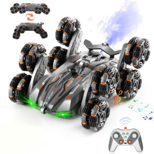 تصویر ماشین کنترلی هشت چرخ اسپری‌دار مدل REVOLVE Stunt با چرخش ۳۶۰ درجه
