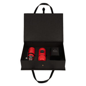 پک هدیه نفیس دو (قهوه‌ساز، آسیاب، بانکه قهوه)