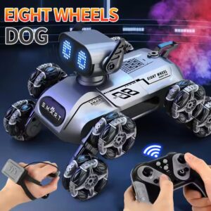 سگ هوشمند بدلکاری هشت‌چرخ دودزا | مدل STLNT Eight Wheel Dog