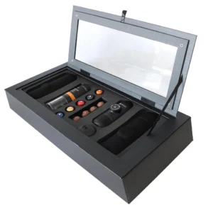 «پک هدیه سازمانی دیپلمات شامل قهوه‌ساز دوکاره، آسیاب دستی، کپسول قهوه، شکلات مغزدار و هاردباکس لوکس استارسو»