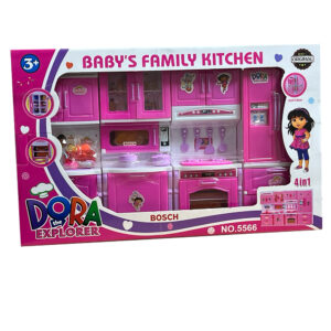 ست آشپزخانه کودک دورا مدل Bosch چهار تکه (4in1)