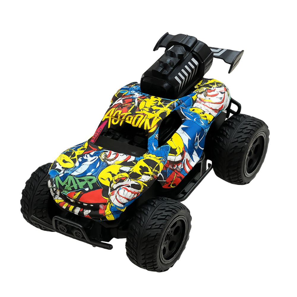 ماشین کنترلی دودزا طرح گرافیتی مقیاس 1:16 مدل RC7 - Image 3